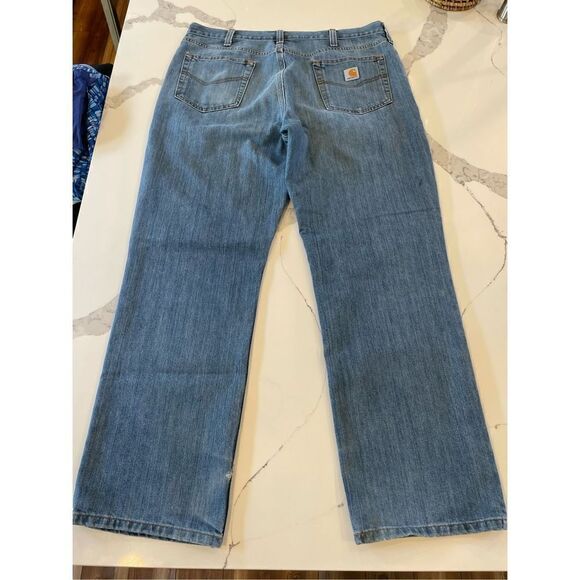 Carhartt Jeans Relaxed Fit Denim Men’s Sz 38x32 - Picture 2 of 6